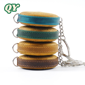 QY 150cm Retractable Tape Measure <b>Keychain</b> <b>Leather</b> Metric Ruler Keyring Sewing Tailor Fashion Designer Tool - Product Image 3