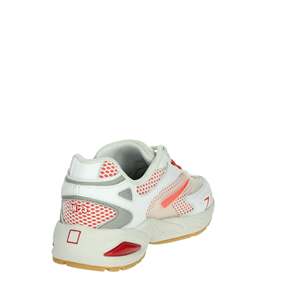 D.A.T.E. Zapatillas Donna Blancas y Rojas 37, Zapatos de Lona Modernos - Product Image 3