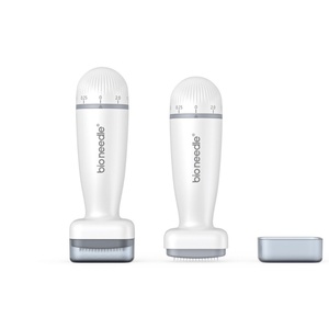 Bio Needle 120A ไมโครนีดเดิลสแตมป์ ปรับความลึกของเข็มได้ พร้อมอุปกรณ์เติมเซรั่ม หัวแบบสี่เหลี่ยมและแบบกลม ดีไซน์<span class=keywords><strong>กด</strong></span>ตรง - Product Image 4