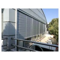 Système de fenêtres en aluminium sur mesure, persiennes à lamelles écoénergétiques pour les bâtiments résidentiels modernes