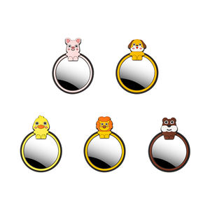 Miroir convexe rond universel BAVISS avec adhésif, accessoires extérieurs mignons pour voiture, aide à la vision arrière pour un stationnement sûr et le maquillage - Product Image 1