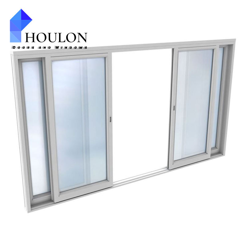 Customized Double Glass Sliding Aluminum Windows Thermal Break Balcony ...