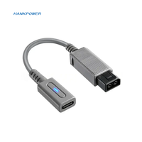 Câble de charge USB C femelle pour WiiU, adaptateur de chargeur 12 cm, convertisseur d'alimentation pour Nintendo