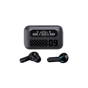 หูฟังไร้สายสำหรับเล่นเกมแบบใส่ในหู พร้อมกล่องชาร์จแบตเตอรี่แบบ LED เสียงคมชัด โหมดเกมและเพลง ไมโครโฟนในตัว - Product Image 6