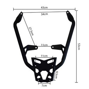 Accessori Moto Per Honda Xadv X-ADV Forza 750 Portapacchi Posteriore in Acciaio al Carbonio Scaffale Portabagagli NSS750 - Product Image 6
