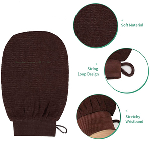 Gant exfoliant Kessa en viscose <span class=keywords><strong>150D</strong></span> écologique pour le corps, élimine les peaux mortes, pour la douche et le spa - Product Image 3