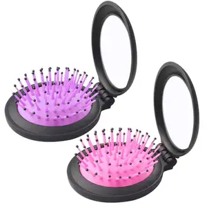 Pop Brosse À Cheveux De Poche Mebco Pliable Mini Miroir Pliant Poignée Ensemble Et Avec Enfants Personnalisé En Plastique Fabricants Personnalisé