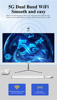 Computadora Todo en Uno de 24 Pulgadas, PC AIO, 8G 16GB RAM, 256G 512GB SSD, para Diseño Gráfico