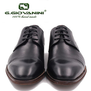 Derby — chaussures en cuir véritable pour homme, en cire et cuir véritable, classique - Product Image 4