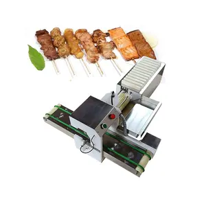 Automatische souvlaki spies machine/doner kebab slijtage snaar machine/doner kebab maken machine