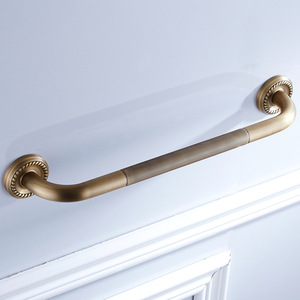 Barra de apoyo de latón antiguo de 50 cm F6720 para seguridad y accesibilidad en el baño - Product Image 1