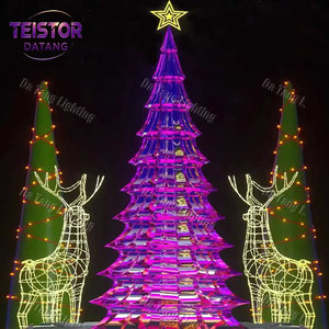 Arbre de Noël géant extérieur LED IP65 avec lumières pour centre commercial, place publique et centre-ville, décoration de fêtes - Product Image 3