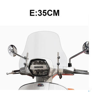 Moto adatto per <span class=keywords><strong>LAMBRETTA</strong></span> G350 modifica <span class=keywords><strong>parabrezza</strong></span> anteriore con accessori <span class=keywords><strong>parabrezza</strong></span> trasparente alto e spesso - Product Image 4