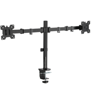 Nhà máy Máy tính để bàn đứng nghiêng <span class=keywords><strong>LCD</strong></span> Dual ARM Monitor đứng núi Max vesa100 * 100 Max 8KGS văn phòng máy tính khung màn hình - Product Image 1