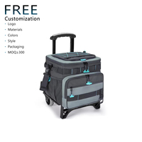 Tige de traction détachable pliable sac de glace chariot étanche isotherme réfrigéré Camping en plein air pique-nique Portable nourriture