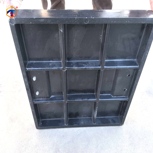 Couvercles et cadres de puits ronds étanches en fibre de verre PRV, avec double joint en <span class=keywords><strong>caoutchouc</strong></span> composite SMC, verrouillables, en résine plastique - Product Image 2
