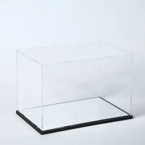 Kunststoff verpackung Hochwertiger Acryl-Schuhkarton Cube Recta ngular Clear für Automodell spielzeug Bodens piegel