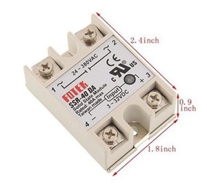 รีเลย์แบบโซลิดสเตทรีเลย์24V-380V 40A 250V <span class=keywords><strong>DC</strong></span> ควบคุม AC ต้นฉบับ<span class=keywords><strong>10</strong></span> 20 30 da SSR-40 - Product Image 2