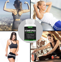 Cápsulas Quemagrasas Ausreson OEM, Suplemento Herbal Adelgazante, Té Verde, Halal, Quemagrasas Keto Vegano, 500mg