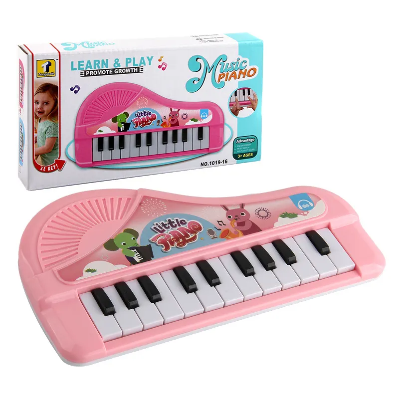 Electronic Toy Plastic Kids Mini Grand Keys Instrument Intelligent Music Drum Keyboard Learning Musical Piano Toys