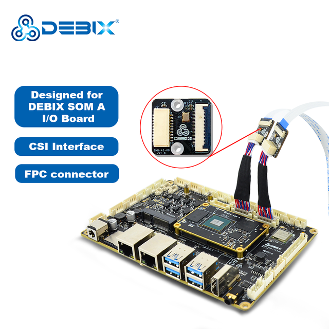 DEBIX Customizable Camera Interface Board Compact 21x20mm Design for Industrial Machine Vision