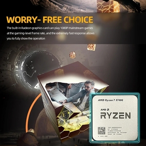 Pour <span class=keywords><strong>Ryzen</strong></span> 7 <span class=keywords><strong>5700G</strong></span> R7 <span class=keywords><strong>5700G</strong></span> 3.8GHz Huit Cœurs 16 Threads 65W Processeur <span class=keywords><strong>CPU</strong></span> L3=16M 100-000000263 Socket AM4 Neuf mais Sans Ventilateur - Product Image 4