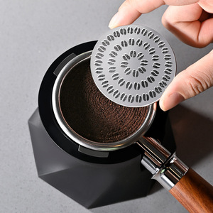 Disque filtrant à café en acier inoxydable 51/53/58mm, maille frittée pour bol à poudre - Product Image 1
