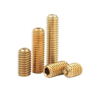 Din913 Din916 vis de réglage en laiton vis de réglage à six pans creux M2 M2.5 M3 M4 M5 M6 M8 M10