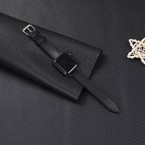 Correa de reloj de cuero genuino para hombre y mujer, correa de reloj de 49mm, 46, 45, 44, 42, 4140, 38mm, 16mm - Product Image 4