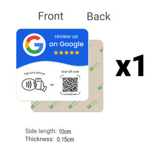 Base de PVC con NFC <span class=keywords><strong>para</strong></span> Reseñas de Google, Código <span class=keywords><strong>QR</strong></span> Dinámico <span class=keywords><strong>para</strong></span> Redes Sociales de Restaurantes: Instagram, Facebook, <span class=keywords><strong>WhatsApp</strong></span>, LinkedIn - Product Image 2
