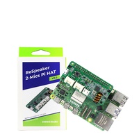 Raspberry Pi 5/4B Dual Microphone Expansion Board ReSpeaker 2-Mics Voice Recognition Audio Module