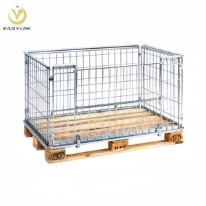 מיכל גיטר מתקפל מפלדה מהירה Easylink עם קיבולת של 1500 ק\"ג ומשטח מגולוון בחום - Product Image 1