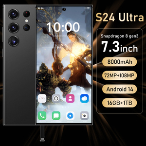 Teléfono <span class=keywords><strong>Celular</strong></span> Inteligente Android S24 Ultra de 7.3 Pulgadas con Doble SIM, Precio de Fábrica al por Mayor de Alta Calidad y Funciones Avanzadas - Product Image 5