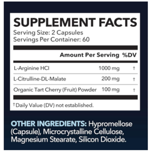 L-arginine Capsules dengan l-citrulline suplemen L Arginine dan L campuran Citrulline 120 kapsul untuk kinerja - Product Image 2
