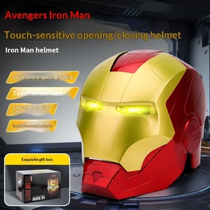 Casco Inteligente de Iron Man MK5 de Plástico con Control por Voz Jarvis, Luminoso, con Flash Incorporado, Deformable, para Usar como Máscara de Cosplay - Product Image 5
