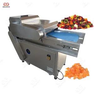 Dried apple cube dicing machine apricot meat cutting machine hawthorn cube cutter machine