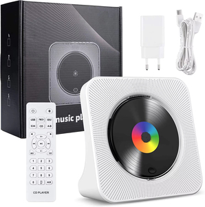 Reproductor de CD Portátil de Pared con Altavoz HiFi de 60W, Bluetooth, Temporizador, Radio FM, Pantalla LCD, Control Remoto y Función Anti-Skip, Directo de Fábrica - Product Image 6