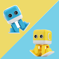 Robot intelligent WL Toys Cubee Mini RC pour garçon, haut-parleur intelligent, machine musicale et dansante, programmation, contrôle gestuel, LED, visage