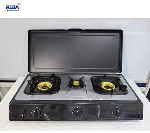 Ridax-Estufa de gas de alta calidad <span class=keywords><strong>para</strong></span> acampar, cocina de 3 quemadores, encimera con <span class=keywords><strong>tapa</strong></span> <span class=keywords><strong>para</strong></span> uso en hoteles al aire libre, cocina portátil de tres cocinas - Product Image 3