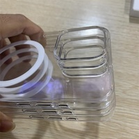 Coque de téléphone transparente officielle pour iPhone 16 15 Pro Max 13 12 14 Plus, coque arrière rigide transparente magnétique antichoc, originale