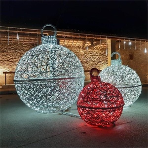 Esfera LED <span class=keywords><strong>de</strong></span> <span class=keywords><strong>Navidad</strong></span> <span class=keywords><strong>de</strong></span> Gran Tamaño, 50cm, 60cm, 80cm, 100cm, 120cm, Bola LED para Exteriores - Product Image 5