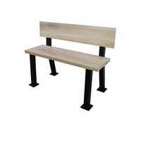 Pieds de table et de banc de parc en acier inoxydable, style minimaliste moderne, robustes, pour mobilier d'extérieur