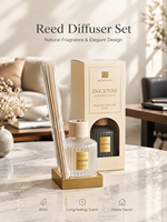 Lots de diffuseurs à bâtonnets en gros avec huile parfumée naturelle et bâtonnets en rotin pour assainisseur d'air maison et hôtel
