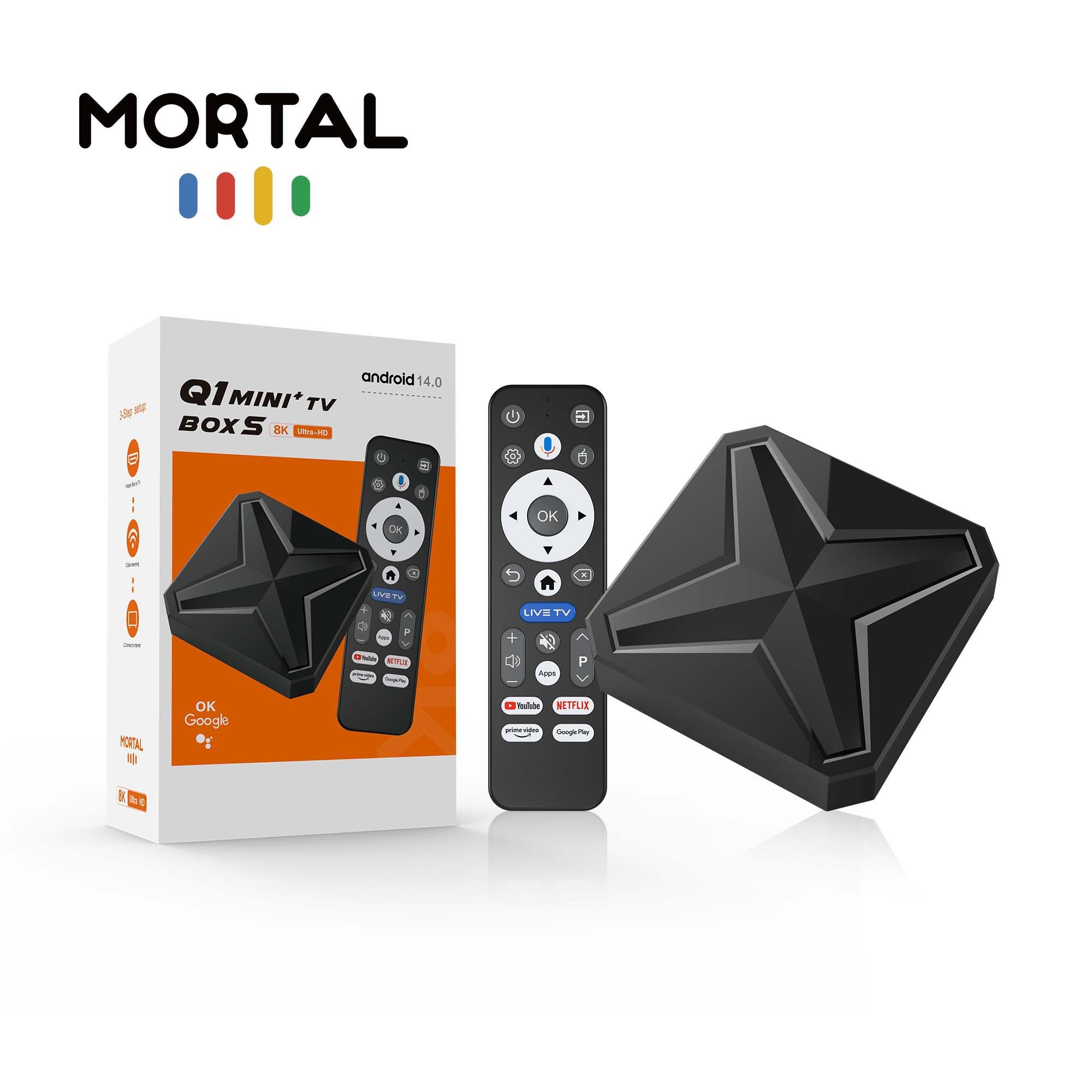 TV BOX Q1 MINI TV ANDROID 14