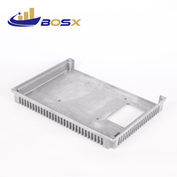 Pièces de précision en aluminium moulé ADC12, dissipateur thermique électronique, échangeur de chaleur, boîtier d'alimentation, dissipateur thermique de chargeur