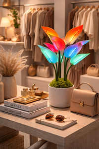 Decoración LED para Sala de Estar, Iluminación Inteligente, Luces LED RGB, Varillas Ajustables - Product Image 4