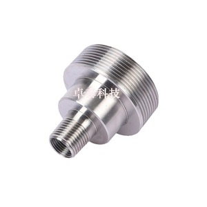 Pièces usinées en acier inoxydable, diamètre max. 46 mm, tournage sur tour CNC, surface de finition lisse, personnalisable - Product Image 1