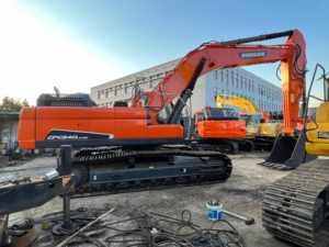 รถขุดไฮดรอลิก Doosan Dx340lc มือสอง ประสิทธิภาพการทำงานสูง รถขุดเกาหลี dx225 dx300 dx340 รถขุดขนาดใหญ่ - Product Image 4