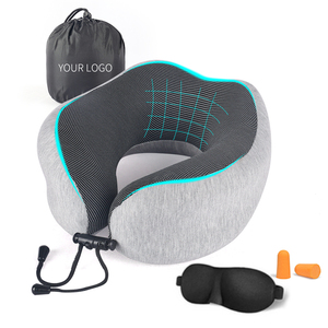 Bantal leher mewah, bantal leher mewah kompak & ringan, Pak cepat, perjalanan, bantal busa memori untuk berkemah, bantal tidur - Product Image 1