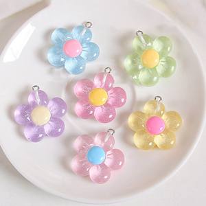 Colgantes de Resina Transparente con Flores para Hacer Joyas, Pendientes, Collares, Pulseras, Llaveros Hechos a Mano, Accesorios DIY - Product Image 4